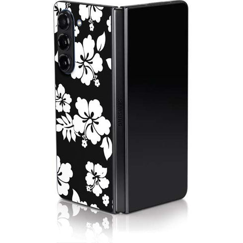 Black and White Galaxy Z Fold5 5G Skin